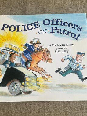 Police Officers On Patrol Children's Book Hardcover New